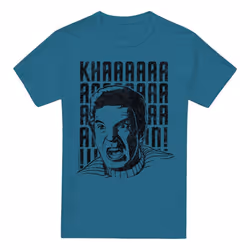 Star Trek Mens Khan Yell T-Shirt - L, Slate