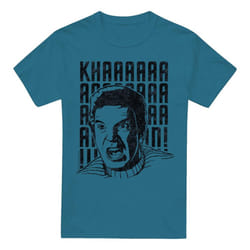 Star Trek Mens Khan Yell T-Shirt - L, Slate