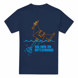 Star Trek Mens Battlecruiser T-Shirt - 3XL, Navy