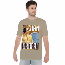 Star Trek Mens World Order T-Shirt - XXL, Safari Green