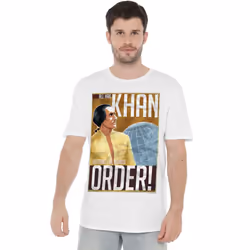 Star Trek Mens World Order T-Shirt - XL, White