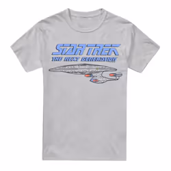 Star Trek Mens The Next Generation Distressed T-Shirt - XXL, Sport Heather