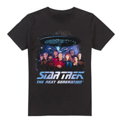 Star Trek Mens Space Group T-Shirt - XL, Black