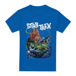 Star Trek Mens Battle Vulcan T-Shirt - S, Royal Blue