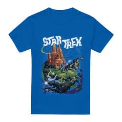 Star Trek Mens Battle Vulcan T-Shirt - 4XL, Royal Blue