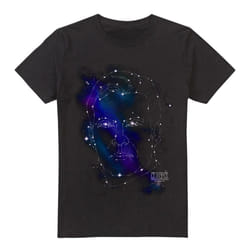 Star Trek Mens Captain Kirk Constellations T-Shirt - XXL, Black