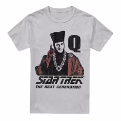 Star Trek Mens Q Point T-Shirt - M, Sport Heather