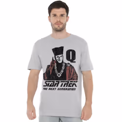 Star Trek Mens Q Point T-Shirt - M, Sport Heather