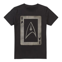 Star Trek Mens The Original Series Ace T-Shirt - M, Black