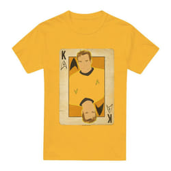 Star Trek Mens The Original Series King T-Shirt - L, Gold