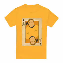 Star Trek Mens The Original Series King T-Shirt - 3XL, Gold