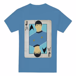 Star Trek Mens The Original Series Jack T-Shirt - M, Carolina Blue