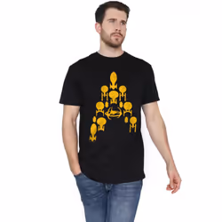 Star Trek Mens Ship Delta T-Shirt - S, Black