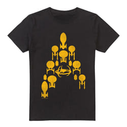 Star Trek Mens Ship Delta T-Shirt - M, Black