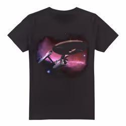 Star Trek Mens Prime Directive T-Shirt - S, Black