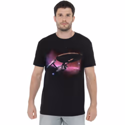Star Trek Mens Prime Directive T-Shirt - S, Black