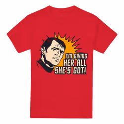Star Trek Mens Everything T-Shirt - 4XL, Red