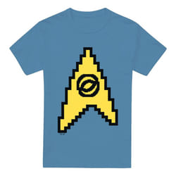 Star Trek Mens Science 8-Bit T-Shirt - 3XL, Carolina Blue