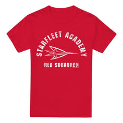 Star Trek Mens Red Squadron T-Shirt - L, Red