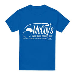 Star Trek Mens McCoy's Clinic T-Shirt - S, Royal Blue
