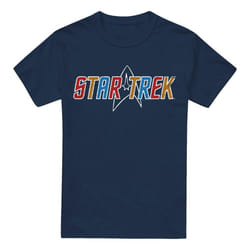 Star Trek Mens Logo T-Shirt - L, Navy