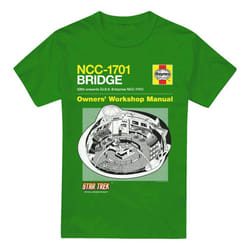 Star Trek Mens Bride Manual T-Shirt - M, Kelly Green