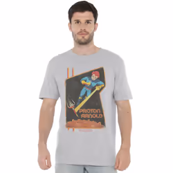Scorpion Mens Proton Arnold Poster T-Shirt - 4XL, Sport Heather
