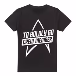 Star Trek Mens The Next Generation Crew Member T-Shirt - M, Black
