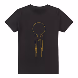 Star Trek Mens Enterprise T-Shirt - L, Black