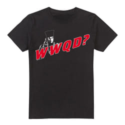 Star Trek Mens WWQD T-Shirt - XL, Black