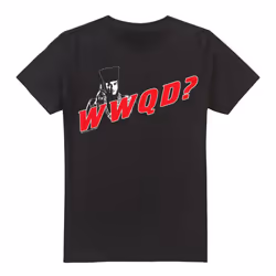 Star Trek Mens WWQD T-Shirt - XXL, Black