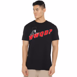 Star Trek Mens WWQD T-Shirt - XXL, Black