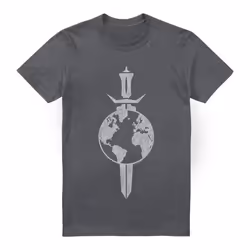 Star Trek Mens Terran Empire T-Shirt - 3XL, Charcoal