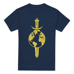 Star Trek Mens Terran Empire T-Shirt - XL, Navy