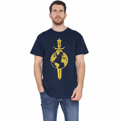 Star Trek Mens Terran Empire T-Shirt - XL, Navy