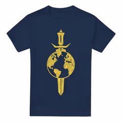 Star Trek Mens Terran Empire T-Shirt - XXL, Navy