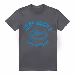 Star Trek Mens Deep Space 9 Athletic T-Shirt - L, Charcoal