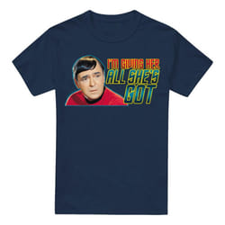 Star Trek Mens All She's Got T-Shirt - 4XL, Navy