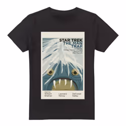 Star Trek Mens The Original Series Episode 1 T-Shirt - L, Black