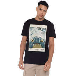 Star Trek Mens The Original Series Episode 1 T-Shirt - L, Black
