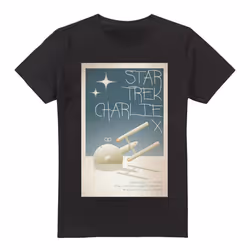 Star Trek Mens The Original Series Episode 2 T-Shirt - 5XL, Black