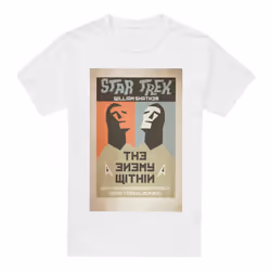 Star Trek Mens The Original Series Episode 5 T-Shirt - 4XL, White
