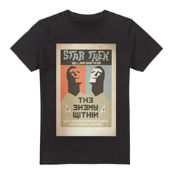Star Trek Mens The Original Series Episode 5 T-Shirt - L, Black