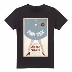 Star Trek Mens The Original Series Episode 6 T-Shirt - XL, Black