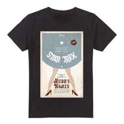 Star Trek Mens The Original Series Episode 6 T-Shirt - XL, Black