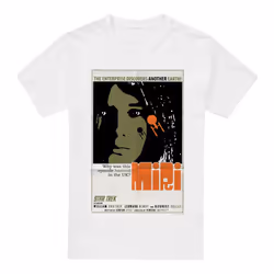 Star Trek Mens The Original Series Episode 8 T-Shirt - L, White