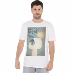 Star Trek Mens The Original Series Episode 9 T-Shirt - L, White