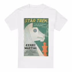 Star Trek Mens The Original Series Episode 20 T-Shirt - S, White