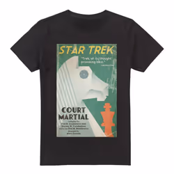 Star Trek Mens The Original Series Episode 20 T-Shirt - S, Black