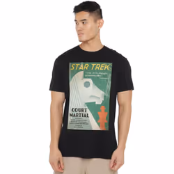 Star Trek Mens The Original Series Episode 20 T-Shirt - S, Black